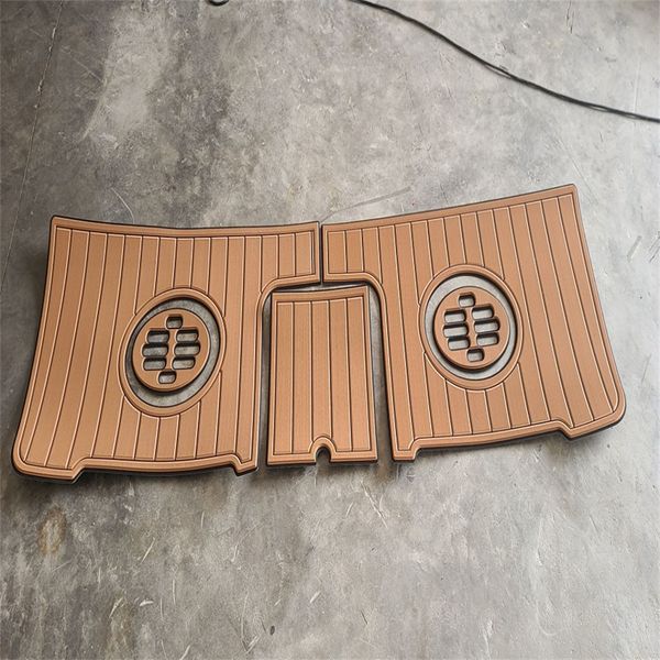 

2006 monterey 302 swim platfrom step pad boat eva foam faux teak deck floor mat