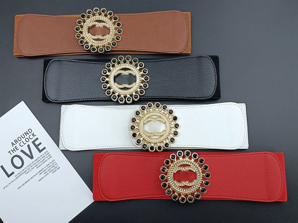 

7cm luxury woman genuine leather channel designer belts women men gift belt waistband waist with box,dust bags, Black;brown