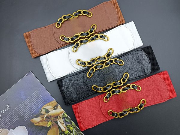 

7cm luxury woman genuine leather channel designer belts women men gift belt waistband waist with box,dust bags 4-32-4, Black;brown