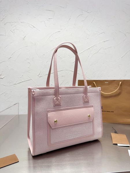 

pink crossbody shoulder bag canvas shopper bags messenger bags women handbags purse large capacity totes fashion letter genuine leather patc
