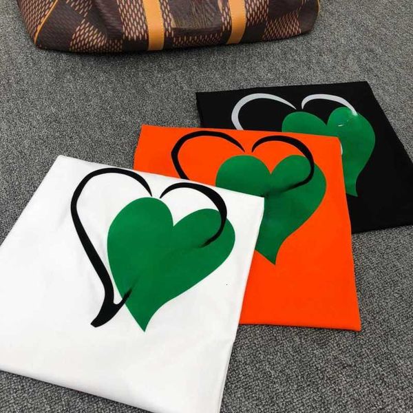 

men's t-shirts designer summer tees men t shirts 100% cotton love print t-shirt classic round neck short-sleeved tee fashion luxury tsh, White;black