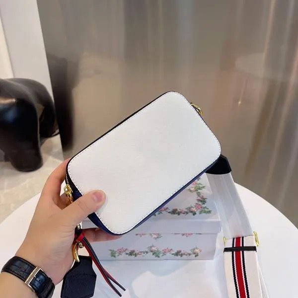 

the snapsdesigner camera crossbody bags women handbags luxury shoulder fashion leather white black pink cross body strap purse bag w0fv