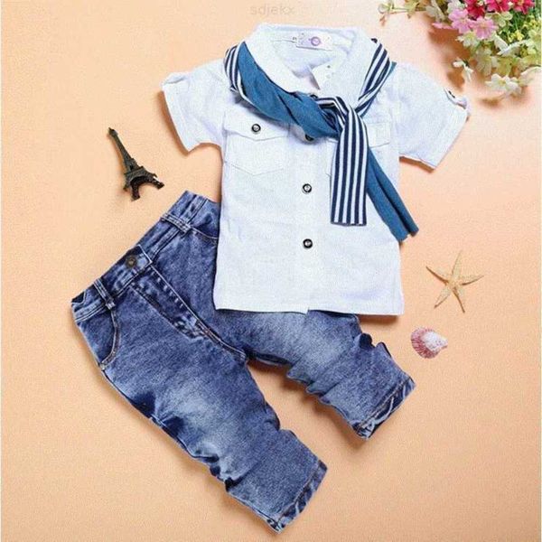 

clothing sets the baby boy's summer clothes suit children 0-1-2-3-4 years, White