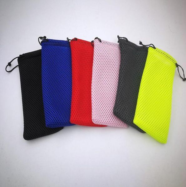 

dustproof glasses case soft waterproof plaid cloth mesh sunglasses bag glasses pouch 100pcslot 4883201