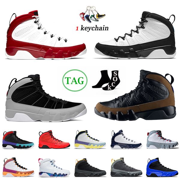 

9s og men basketball shoes jumpman 9 gym red university blue space jam particle grey olive concord change the world chile red fire mens wome