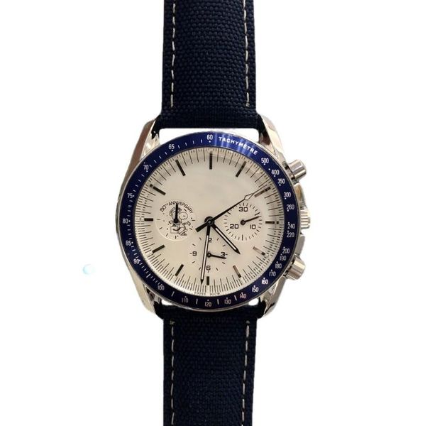 

men's watch precision steel case watch women's large dial watch 42mm, Slivery;golden