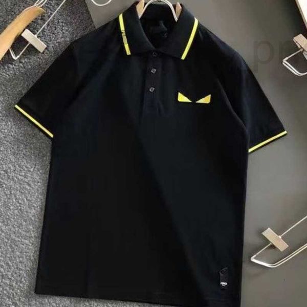 

men's polos designer summer mens polo tshirt polo collar short sleeve t-shirt men sweatshirt little monster embroidery pullover tee po5, White;black