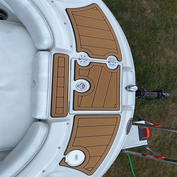 

crownline 230 ex swim platform step boat eva faux foam teak deck floor pad mat