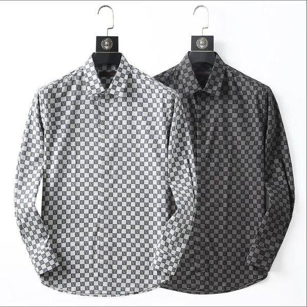 

2023 mens shirt luxurys designers fashion menswear casual bussiness shirtsa classic man dress shirts men long sleeve brand fashions spring, White;black