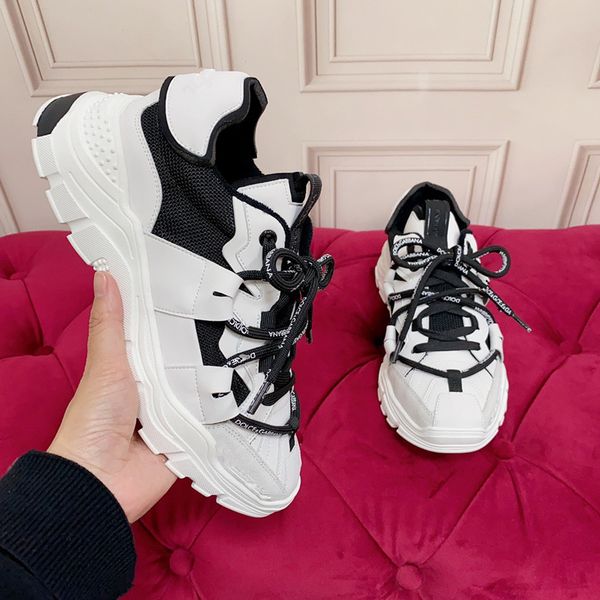 

2023 new designer casual shoes classic men women calfskin shoes vintage sneakers reflective sneaker print leisure shoes 0412, Black