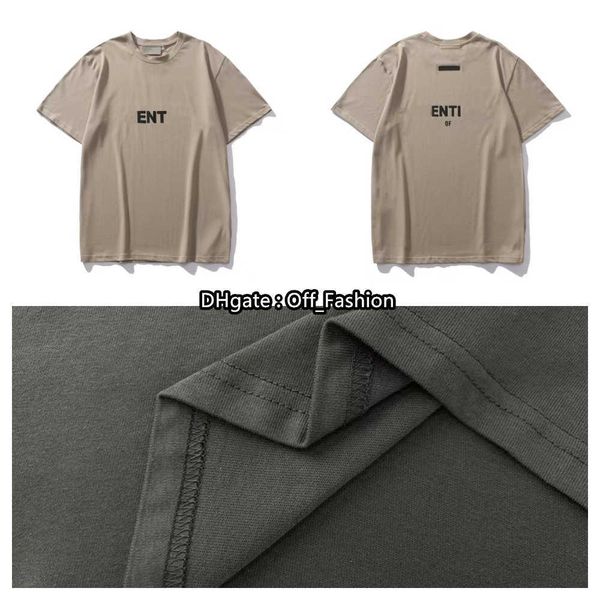 

ess t-shirt mens essen t shirts thick cotton version summer women designers tshirt tees fashion man casual letter polos clothing shorts, White;black