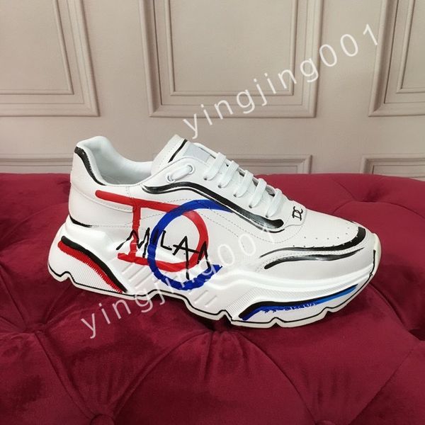 

luxury casual shoes women travel leather sneaker fashion lady flat designer running trainers letters woman shoe platform men gym sneakers, Black