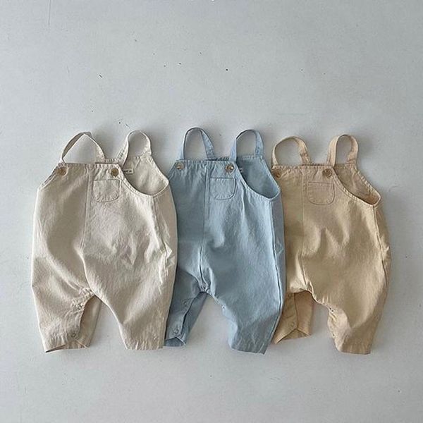 

rompers summer baby sleeveless cotton bodysuit cute belt bodysuit children's boys and girls' casual coat born clothing 0-24m 23042, Blue