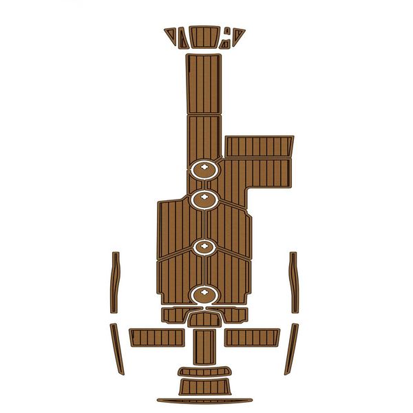 

2015-2018 mastercraft x23 cockpit pad boat eva foam faux teak deck floor mat