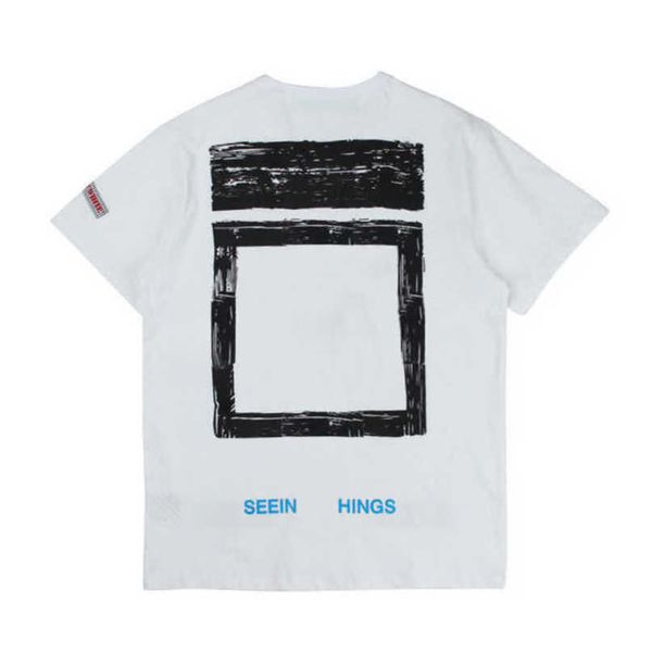 

luxury fashion mens t shirt designer brand offers t-shirts casual summer tees women back arrow x print t-shirt sports tshirts short sleeve, White;black