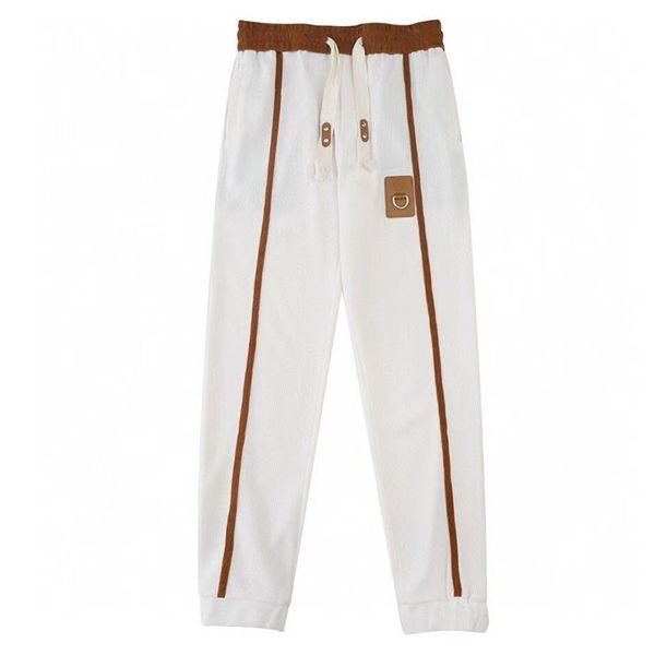 

mens casual pants designer sweatpants double side webbing couple utca, Black