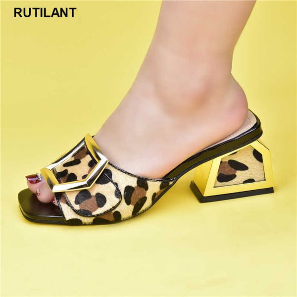 

sandals new arrival luxery shoes women leopard shoes metal buckle decoration wedding shoes for women bride african elegant party pumps j2304, Black