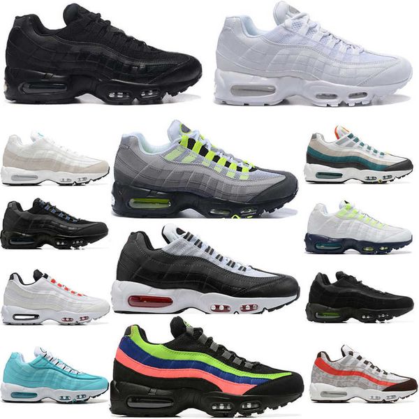 

running shoes 95 95s men women triple black white smoke grey worldwide bordeaux neon throwback black laser blue mens sports sneakers