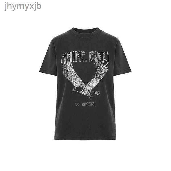 

women's t-shirt short sleeves tshirt designer t shirt lady hoodie letters printed cotton tee anine bing summer fashion women cresw neck, White;black