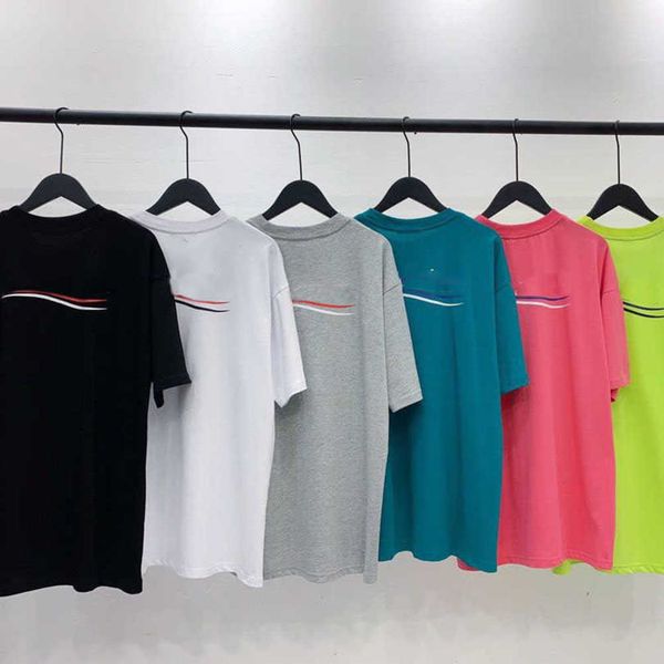 

designer balencigas women t shirt fashion cola short sleeve men's and women's casual shirts couple shorts student skirt half sleev, White;black