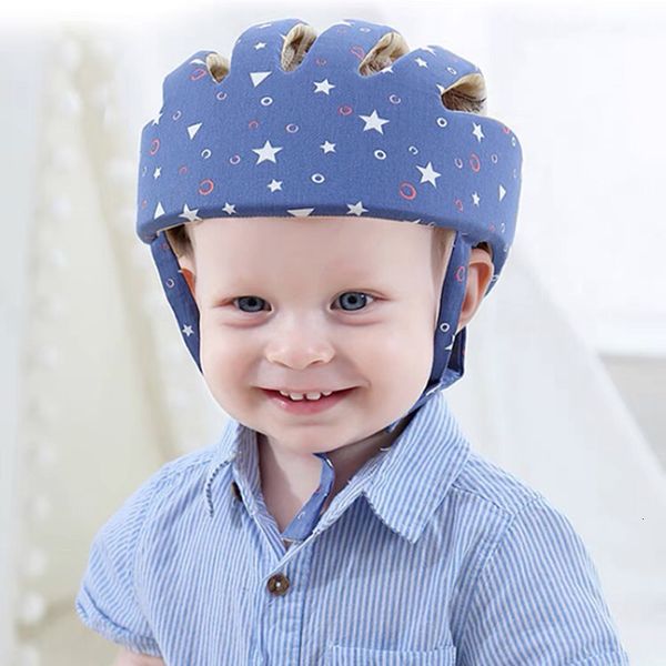 

caps hats cotton baby and toddler safety helmets baby and child head protective helmets for crawling learning how to walk collision preventi, Yellow