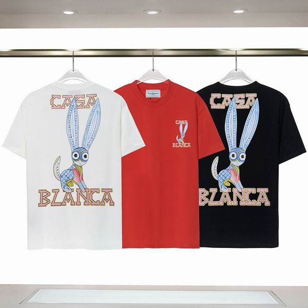 

fashion mens t shirt womens designer t-shirts tees casablancas apparel man s casual chest letter shirt luxury clothing street shorts sleeve, White;black