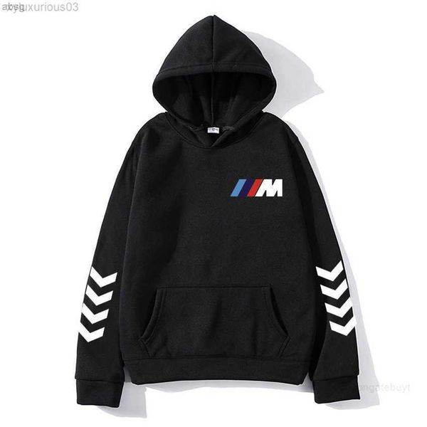 

men's hoodies sweatshirts 2023 fashion hoodie men bmw print warm ho, Black
