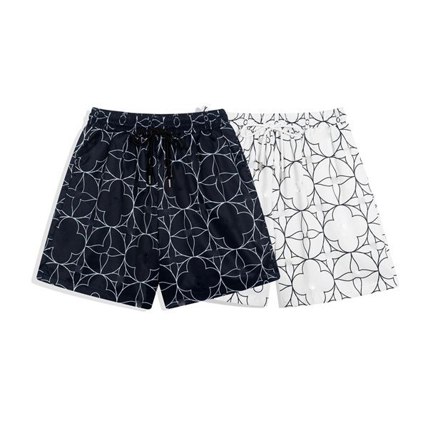 

mens womens designers shorts summer fashion streetwears clothing quick drying swimwear printing board beach pants asian size m-4xl 003, White;black