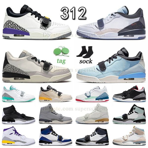 

men women quality legacy 312 basketball shoes 25th anniversary tech grey pale blue low outdoor sneaker trainers black cement pink foam storm