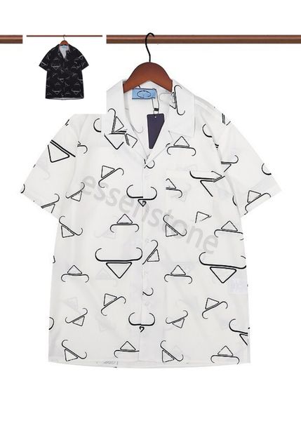 

23ss designer men's women's pradass t shirt casual tees with prad aw print short sleeve luxury mens cotton clothing asian size s-2, White;black