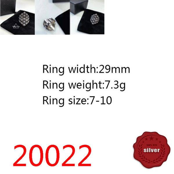 

20022 fashion ring cross flower s925 sterling silver opening personalized index finger youth trend piece vintage punk