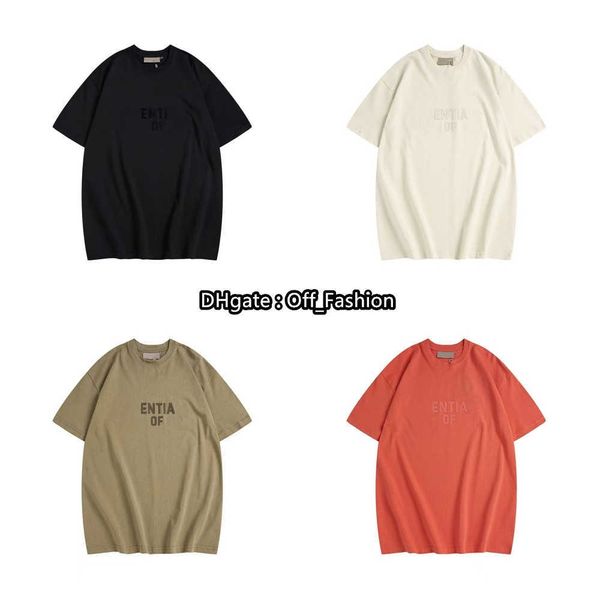 

ess high street designer tees men's t-shirts summer print cotton loose casual short sleeved t shirt for men and women tee euro size, White;black