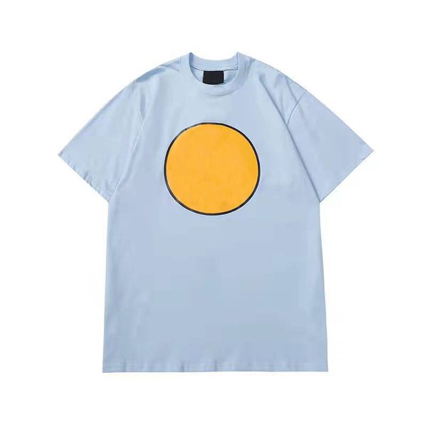 

high street women t shirt men tshirts multi color smile logo loose teenage student short sleeve fashion womens tshirt couple style outdoor s, White