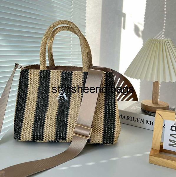 

stylisheendibags totes fashion totes bag letter shopping bags canvas designer women straw knitting handbags summer beach shoulder bags large