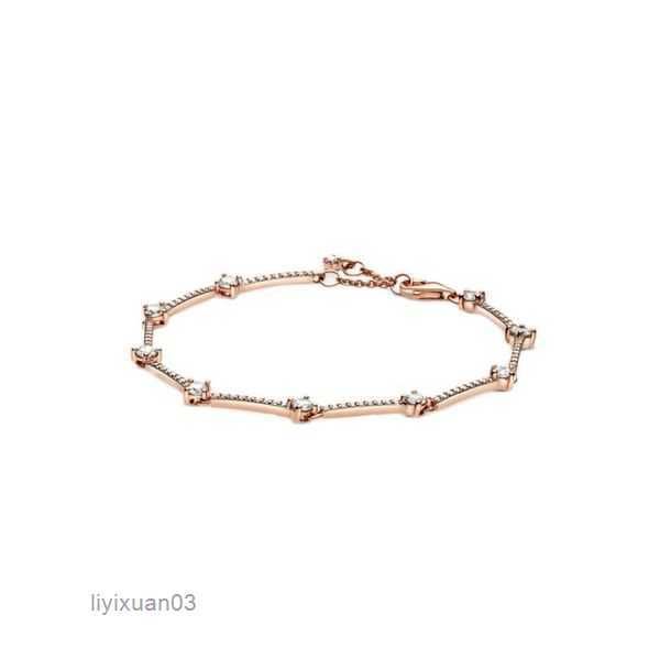 

charm bracelets 925 sterling silver sparkling star charms with box fit pandora european girl lady beads jewelry bangle real bracelet for wom, Golden;silver