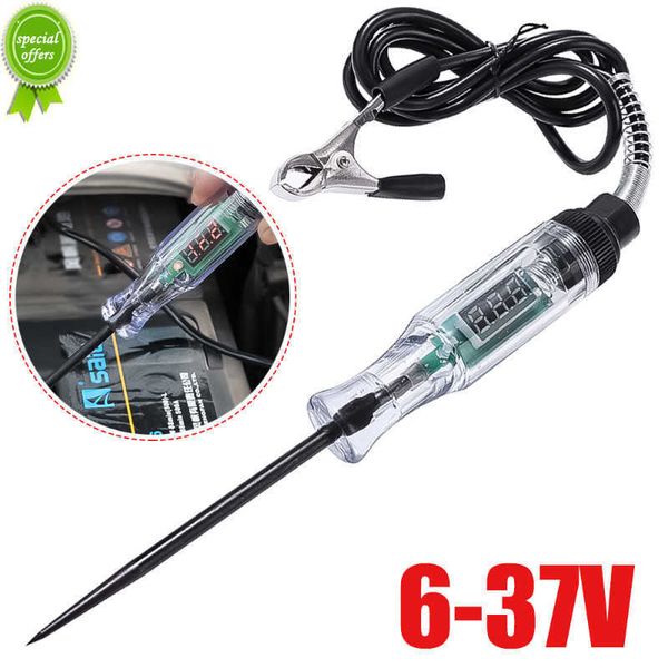 

new 6v-37v car circuit tester pen with digital display positive negative tester electric probe test pen auto diagnostic tools