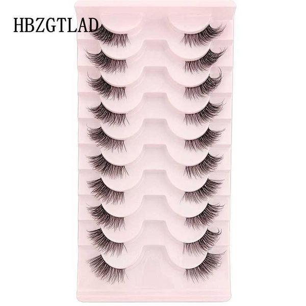 

3 pcfalse eyelashes new 10 pairs natural false eyelashes transparent terrier short eyelashes fashion wispy lashes extension fake lashes make