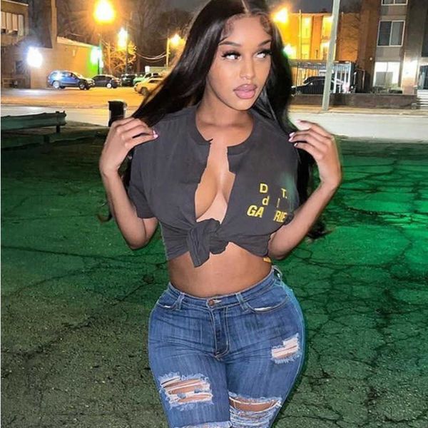 

american t shirt fashion short sleeve gall designer t shirt women cardigan sweatshirt womens luxury letter print pattern tee, White