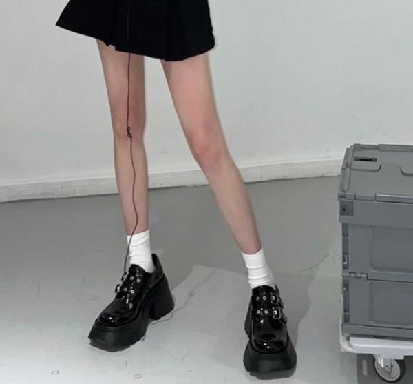 

dress shoes big size 3540 ladies fashion punk pumps platform chunky high heels women039s party gothic black cool woman o3343034410