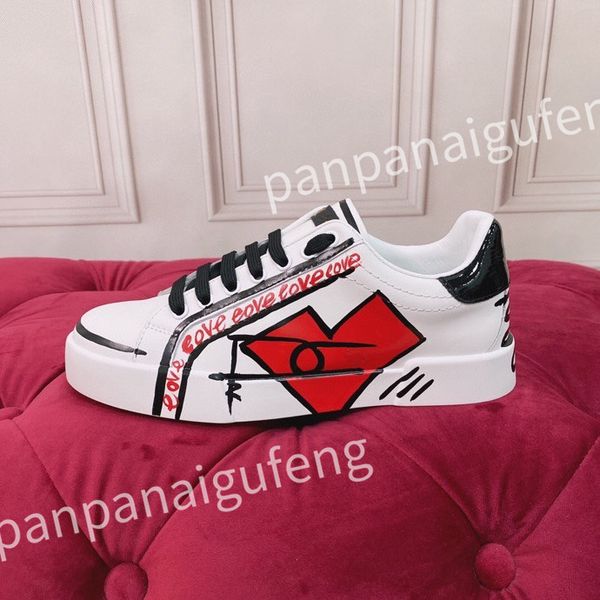 

new luxury designer casual shoes calf leather sneaker fashion lady white flat platform runners trainers for mens shoes sneakers, Black