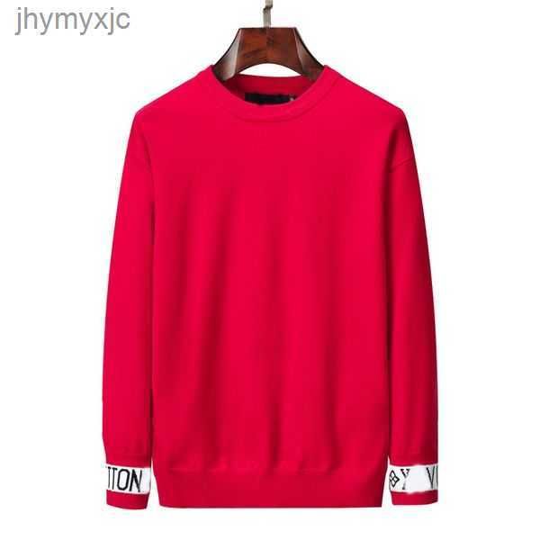 

2023 mens sweaters highs quality long sleeve sweater simple solid o-neck casual knitted pullovers men sportwear jumpers size s-3xl #shop16 8, White;black