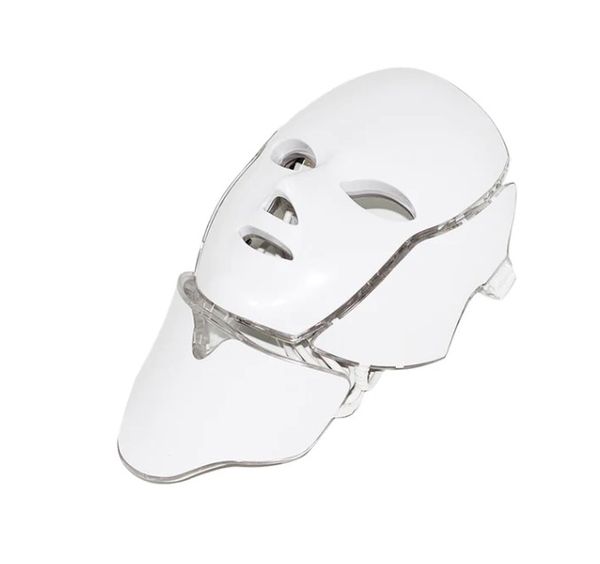 

beauty items led face beauty mask with neck therapy 7 colors led light mask skin rejuvenation brightening