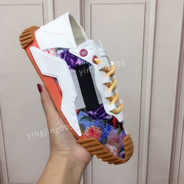 

2023designer mens causal shoes fashion women leather lace up platform sole sneakers white black women velvet sued