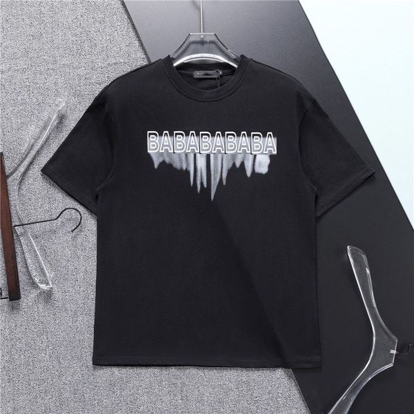 

new mens t shirts summer shirt designer t shirt outdoor pure cotton tees printing round-neck casual sports sweatshirt luxurious couples same, White;black