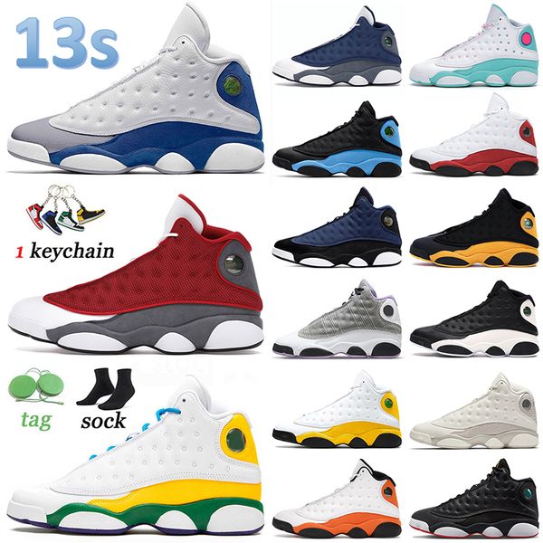 

13s og basketball shoes jumpman 13 men women french blue red flint playground soar green brave houndstooth starfish playoffs phantom univers