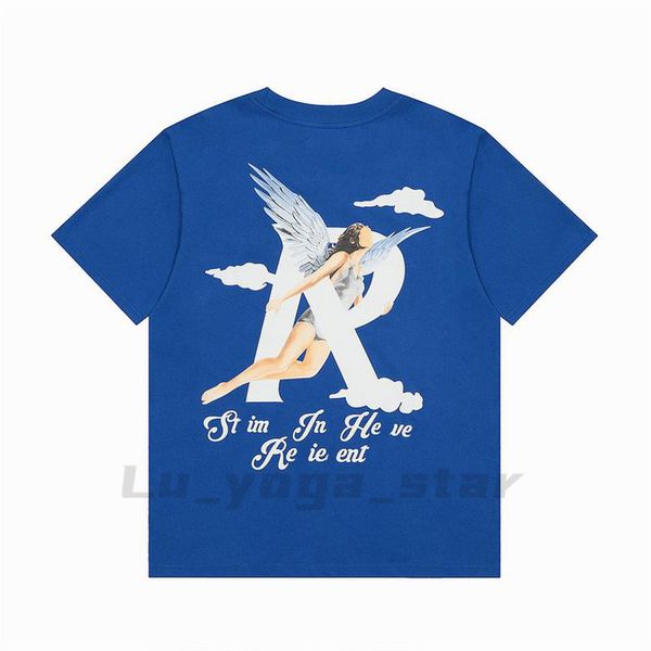 

2023 team mens t shirts summer women designers tshirts loose tees fashion brands casual shirt luxurys represents clothing street tees, White;black