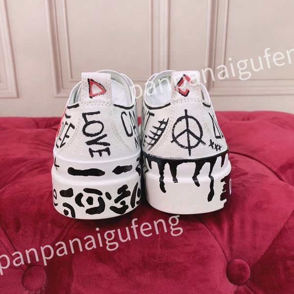 

2023 new luxury designer casual shoes calf leather sneaker fashion lady white flat platform runners trainers for mens shoes sneakers, Black