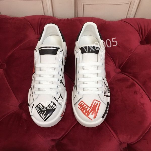 

new fashion designer sneaker casual shoes trainers dress shoes mens womens leather breathable open for change outdoor sports sneakers2023, Black