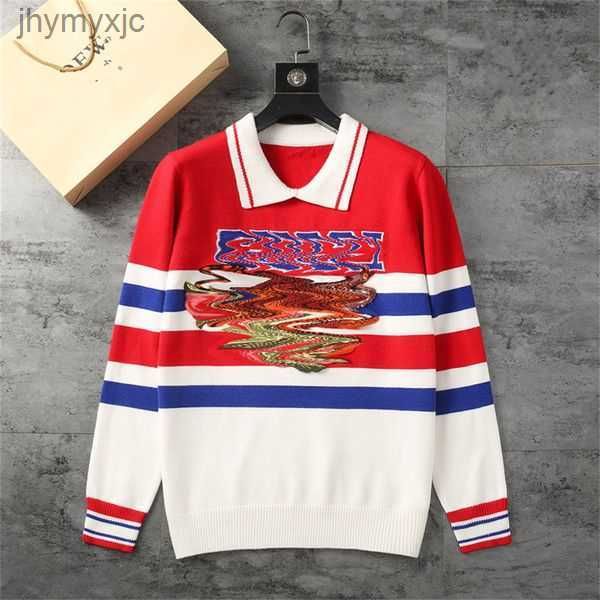 

luxury 2023 new mens sweater knitting embroidery hoodies jumper pull homme men women long sleeve pullover designer fashion sweatshirt 4 48vm, White;black