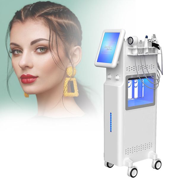 

hydro oxygen jet aqua dermabrasion facial machine water microdermabrasion anti aging skin rejuvenation wrinkle remover rf fractional skin ca, Black;white
